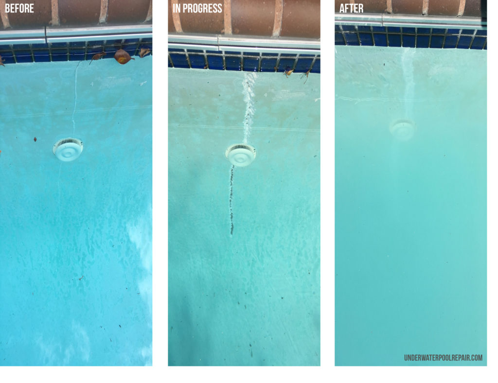 swimming pool crack repair underwater