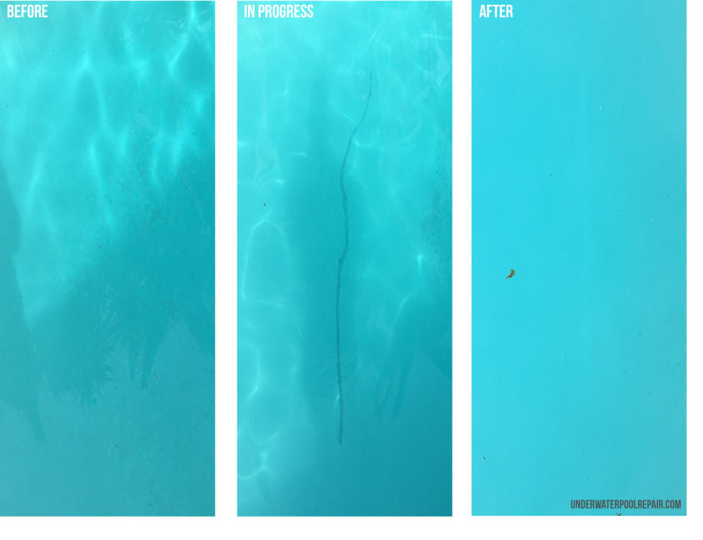 swimming pool crack repair underwater